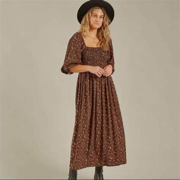 Rylee + Cru Adelaide Winter Bloom Dress - Picture 1 of 5